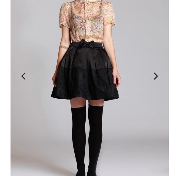 Lécole des femmes size 0 FLORAL LOLITA BUTTON UP - Picture 2 of 2